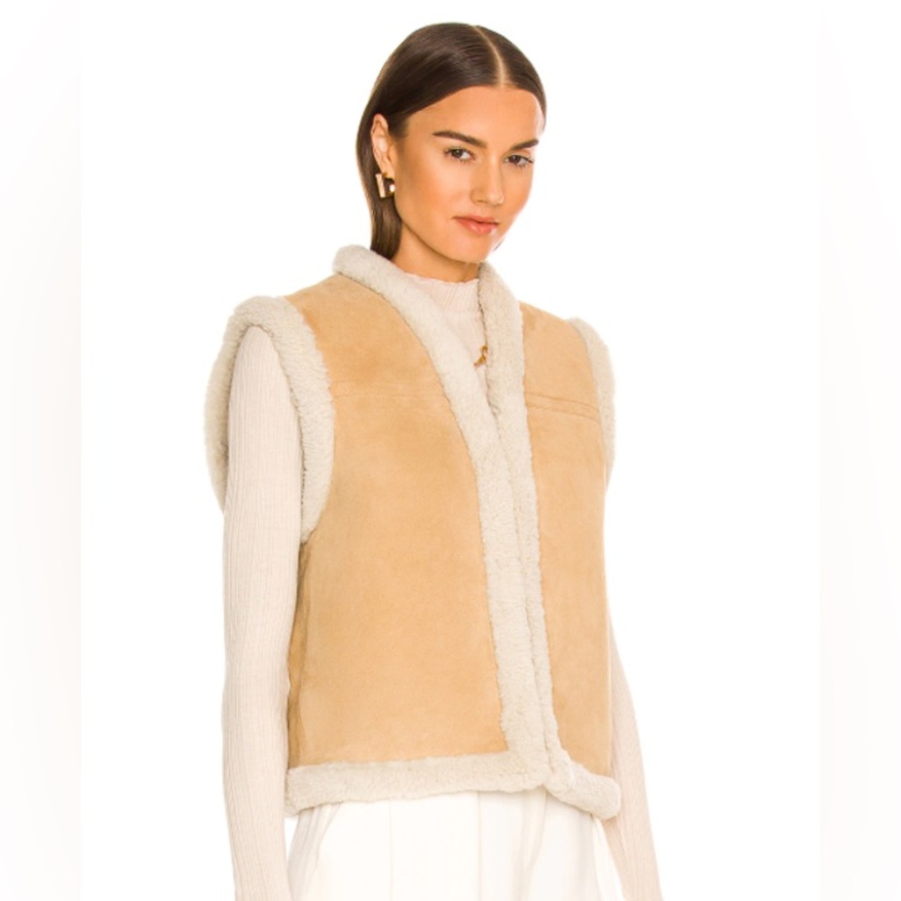Nili Lotan shearling vest